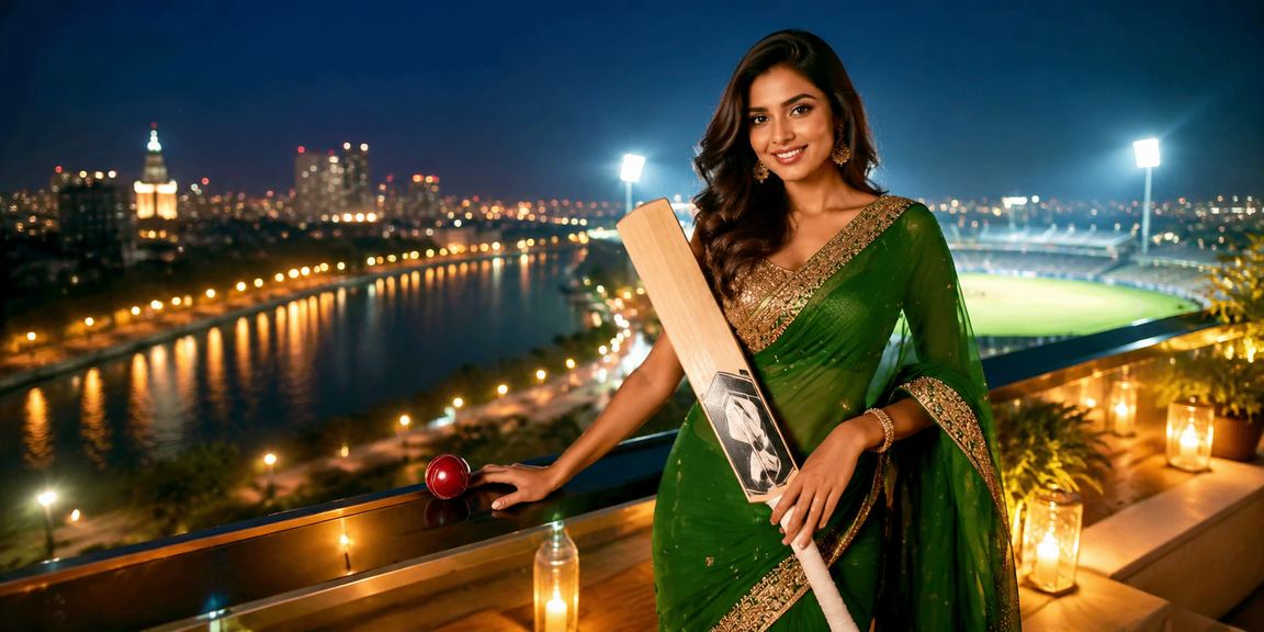 Ahmedabad riverfront with cricket betting app