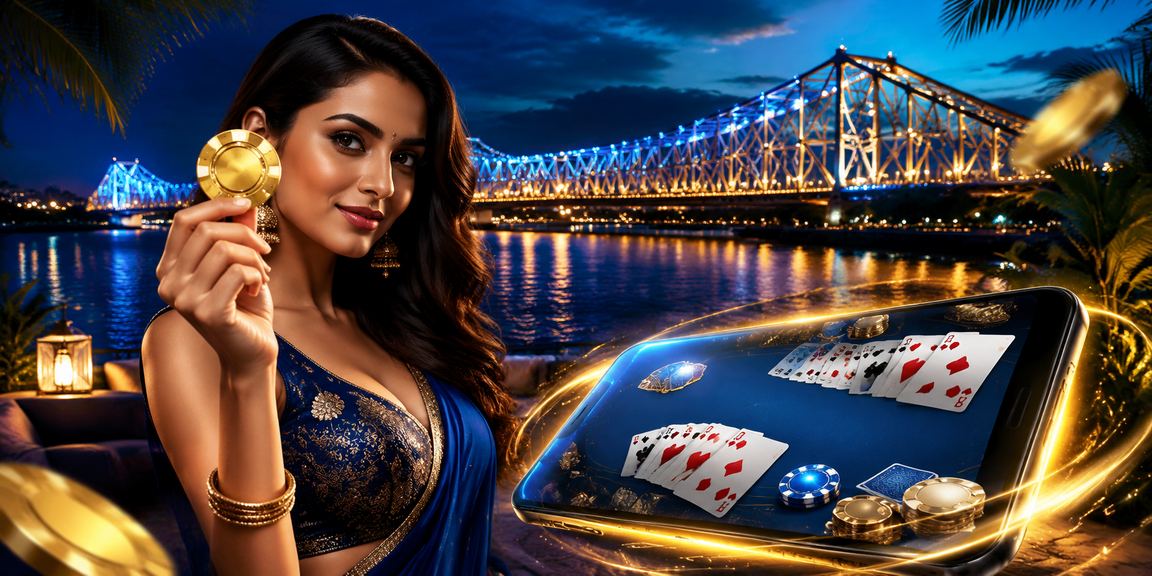 Playing Rummy in lively Kolkata atmosphere